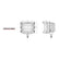 RIGID Industries DSS Series PRO Spot LED Surface Mount  Pair  White 862213