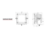 RIGID Industries DXL PRO  SpecterDriving LED  Pair  Black 322613