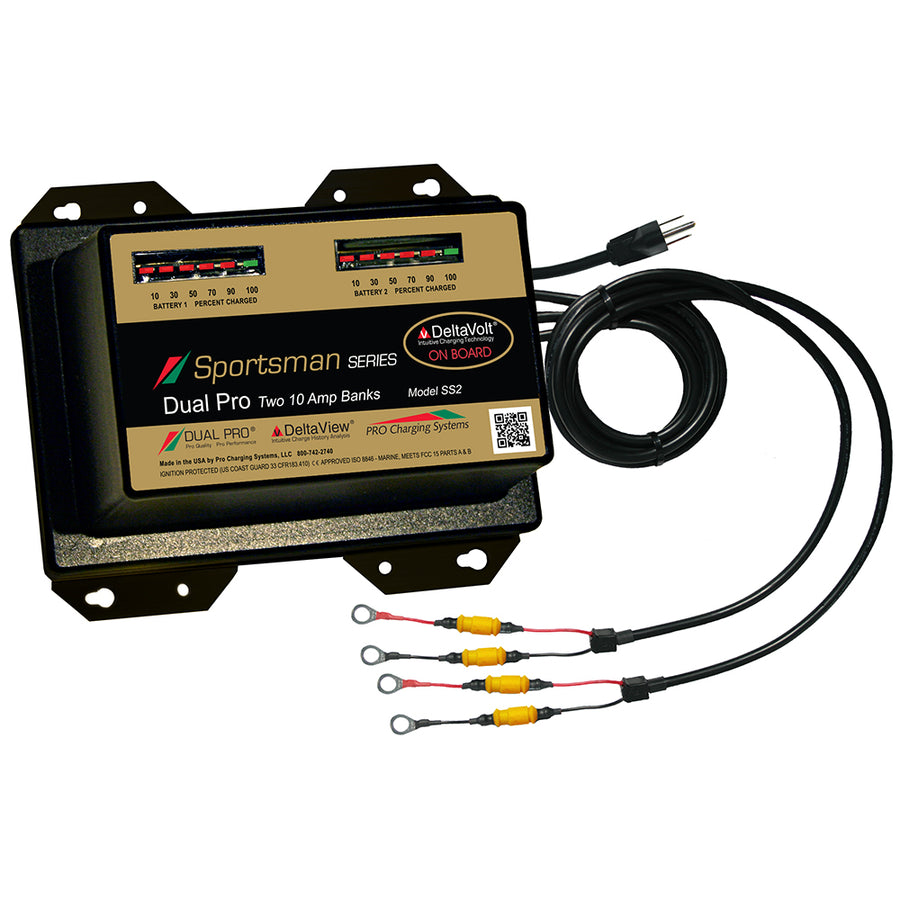 Dual Pro Sportsman Series Battery Charger  20A  210ABanks  12V24V SS2