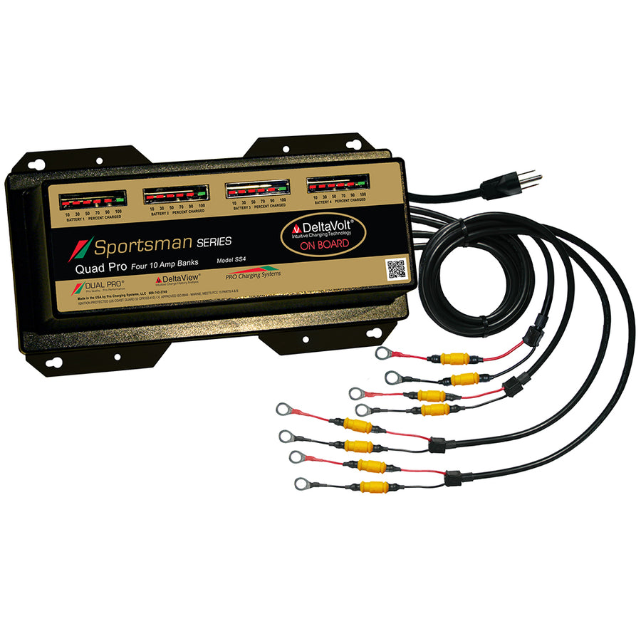 Dual Pro Sportsman Series Battery Charger  40A  410ABanks  12V48V SS4