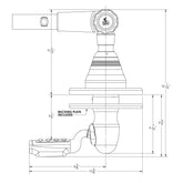 TACO Grand Slam 400 Outrigger Top Mount  Pair GS400