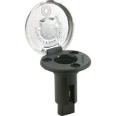Attwood LightArmor PlugIn Base  2 Pin  Stainless Steel  Round 910R2PSB7