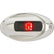 Attwood LightArmor Vertical Surface Mount Navigation Light  Oval  Port red  Stainless Steel  2NM NV4012SSR7