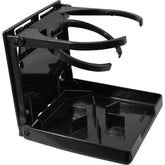 Attwood FoldUp Drink Holder  Dual Ring  Black 24457