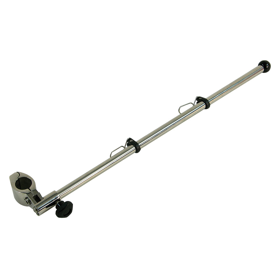 Whitecap ClampOn Flag Pole  12 Diameter Stainless Steel Clamp  Pole S5011
