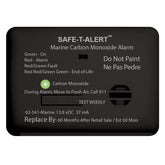 SafeTAlert 62 Series Carbon Monoxide Alarm wRelay  12V  62541RMarine  Surface Mount  Black 62541RMARINEBL