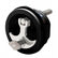 Whitecap Compression Handle CP ZamacBlack Nylon Locking Fresh Water Use Only S1415BC