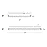 RIGID Industries SAE Compliant SRSRS 20 Light Bar  Black 920413