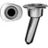 Mate Series Elite Screwless Stainless Steel 15 Rod  Cup Holder  Drain  Oval Top C2015DS