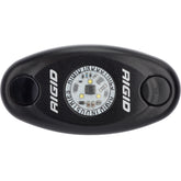 RIGID Industries ASeries Black Low Power LED Light  Single  Red 480043