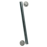 CE Smith Package Roller Shaft 12 x 1234 wCap Nuts  Zinc 10705A