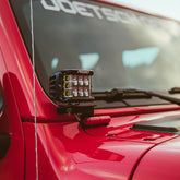 RIGID Industries 2018 Jeep Wrangler JL APillar Mount f2 DSeries DSS SRM or Ignite Lights 41659