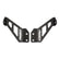 RIGID Industries 2018 Jeep Wrangler JL Adapt Hood Mount f20 Adapt Lightbar 41665