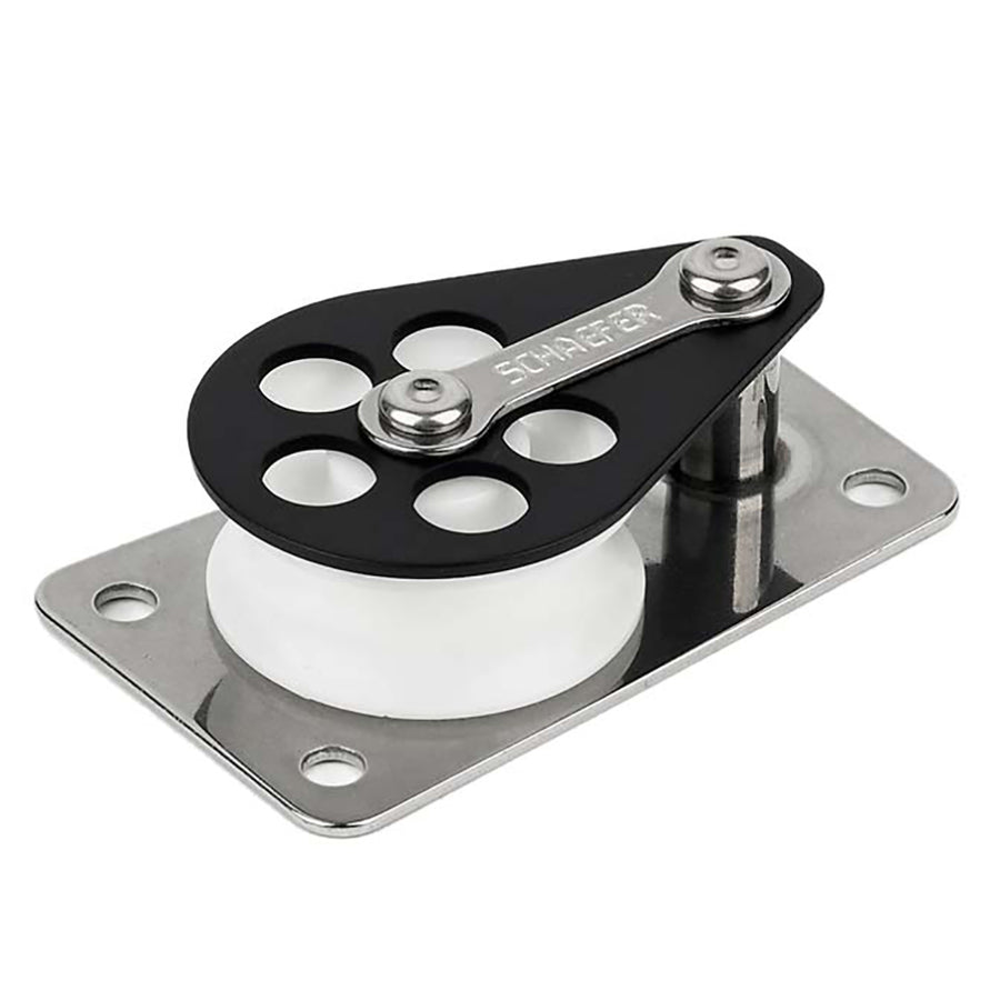 Schaefer Series 3 Flat BaseAlum CheekDelrin Sheave 30309
