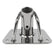 Schaefer Stanchion Base Single  HeavyDuty 3601