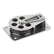 Schaefer Series 5 Flat Base Cheek Block  Stainless Steel Cheeks 50511