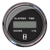 Faria Chesapeake Black 2 Hourmeter Digital 13715