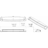 Lumitec Razor 18 Light Bar Flood  White 101586