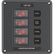 Blue Sea 4320 Circuit Breaker Switch Panel 4 Position  Gray 4320