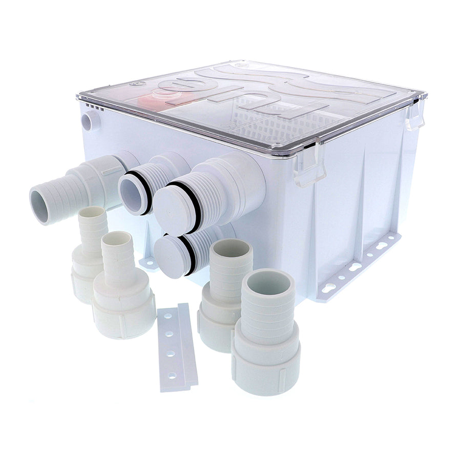 Rule Shower Drain Box w1100 GPH Pump  12V 99B