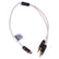 Fusion Performance RCA Cable Splitter  1 Female to 2 Male  9 0101262100