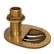 GROCO 212 Bronze Combo Scoop ThruHull wNut STH2500W
