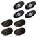 RIGID Industries ASeries Rock Light Kit  4 Blue Lights  Black 400233