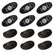 RIGID Industries ASeries Rock Light Kit  6 Red Lights  Black 400263