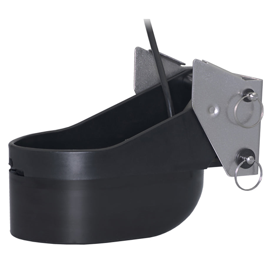 Furuno TM185M MediumFrequency CHIRP Transducer wTemperature  Urethane Transom Mount wStainless Bracket TM185M