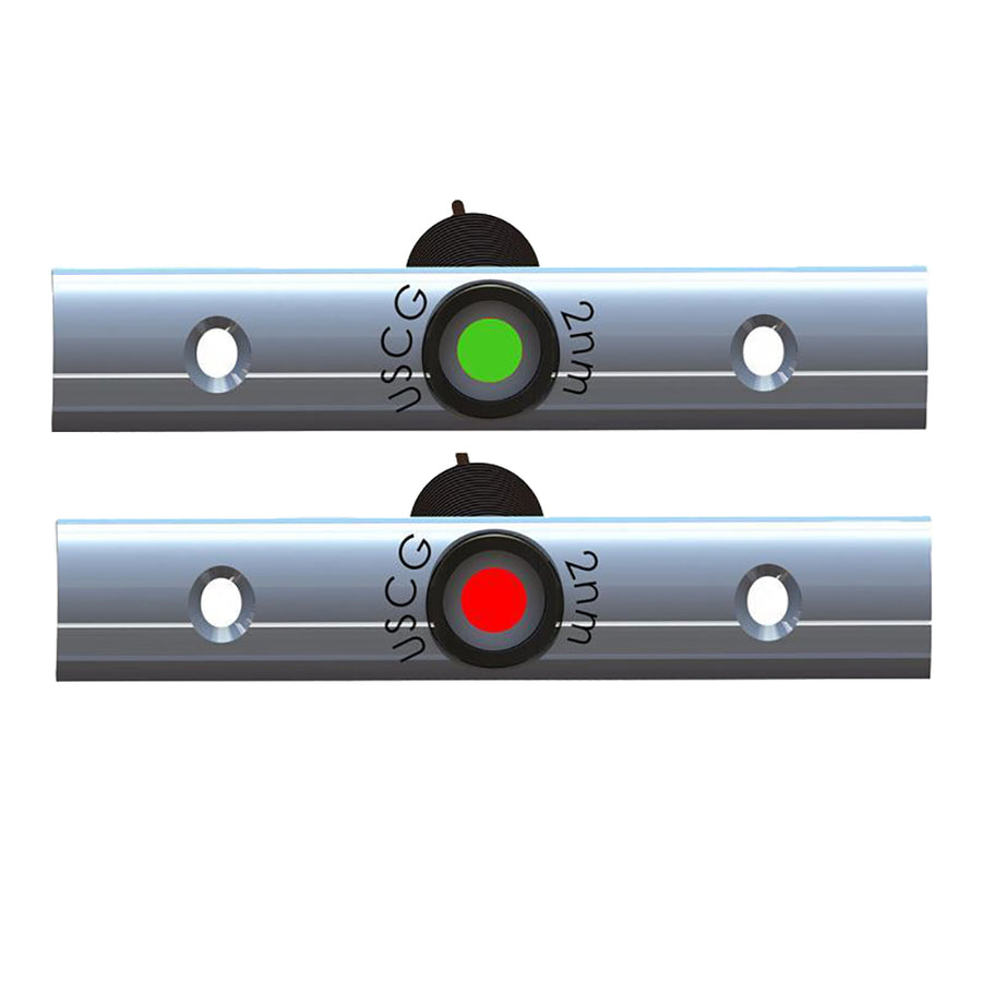 TACO Rub Rail Mounted LED Navigation Light Set  4 wDeutsch Plug Port  Starboard F386810B1