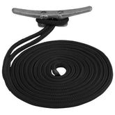 SeaDog Double Braided Nylon Dock Line  38 x 10  Black 302110010BK1