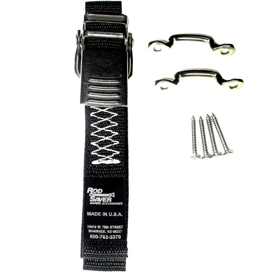 Rod Saver Stainless Steel BatteryGas Tank TieDown  48 SSBGTD