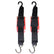 Rod Saver Quick Release Trailer TieDown wVinyl Pad  2 x 2  Pair QRTD2VP