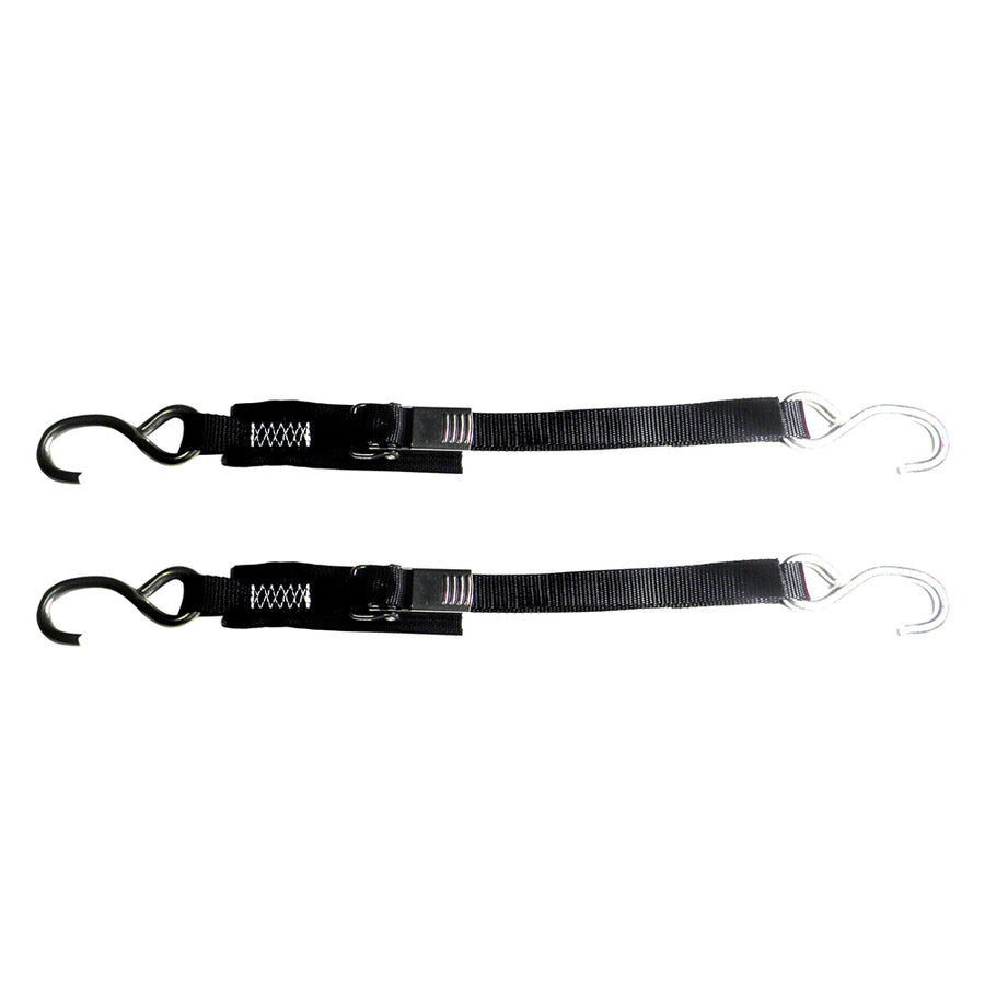Rod Saver Stainless Steel Quick Release Transom TieDown  1 x 2  Pair SS1QRTD2