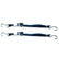 Rod Saver Stainless Steel Ratchet TieDown  1 x 3  Pair SSRTD3
