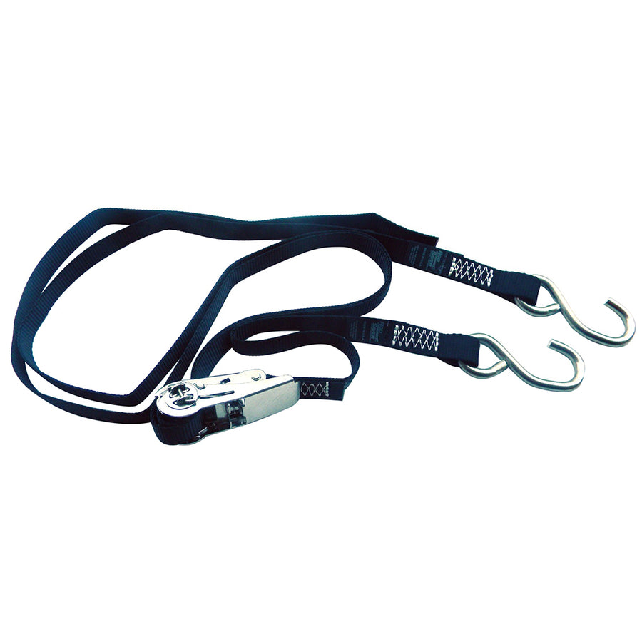 Rod Saver Stainless Steel Ratchet Gunwale TieDown  1 x 10 SSRGW10