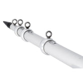 Tigress XD Telescoping Aluminum Outrigger Poles  18  112 OD  Silver 88925