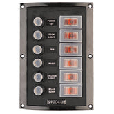 SeaDog Splash Guard Circuit Breaker Panel  6 Circuit 4248061