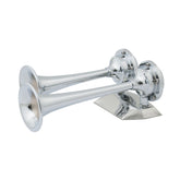 Marinco 12V Chrome Plated Dual Trumpet Mini Air Horn 10108