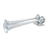 Marinco 12V Chrome Plated Dual Trumpet Air Horn 10106