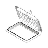 SeaDog Triple Lock Rectangular Marine Hatch  10 x 14  White 3365203