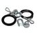CE Smith Safety Cables  5000lb Capacity  PVC Coated  Pair 16672A