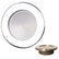 Lunasea Gen3 Warm White RGBW Full Color 35 IP65 Recessed Light wPolished Stainless Steel Bezel  12VDC LLB46RG3ASS