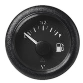 Veratron 52MM 2116 ViewLine Fuel Level Gauge EmptyFull  240335 OHM  Black Dial  Round Bezel A2C59514094