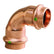 Viega ProPress 2  90 Copper Elbow  Double Press Connection  Smart Connect Technology 77042