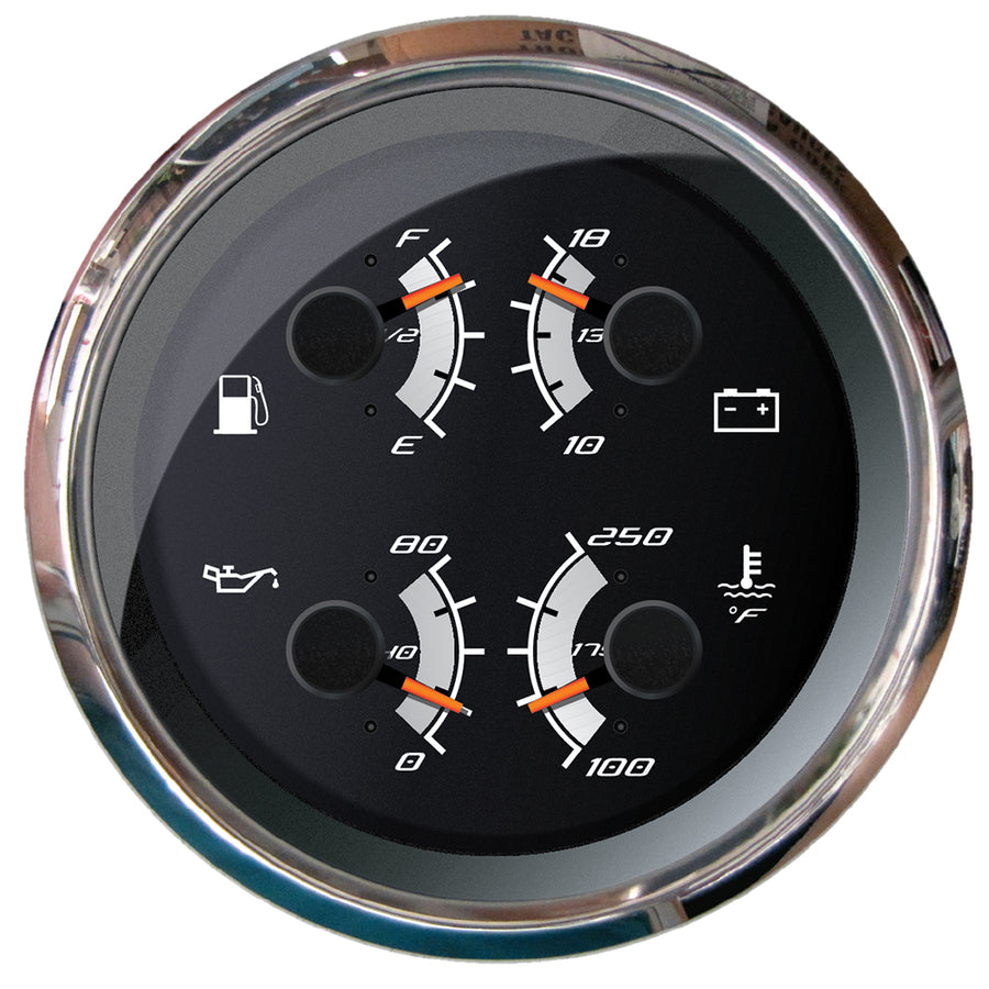 Faria Platinum 4 MultiFunction  Fuel Oil Volt  Water Temperature 22014