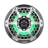DS18 HYDRO 65 2Way Marine Speakers wRGB LED Lights 300W  Black Carbon Fiber CF65