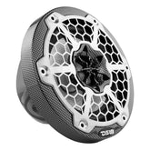 DS18 HYDRO 65 2Way Marine Speakers wRGB LED Lights 300W  Black Carbon Fiber CF65