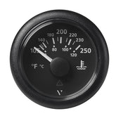 Veratron 52MM 2116 ViewLine Water Temperature Gauge  100250F  Black Dial  Bezel A2C59514176