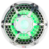 DS18 HYDRO 10 Subwoofer wRGB Lights  600W  White NXL10SUB